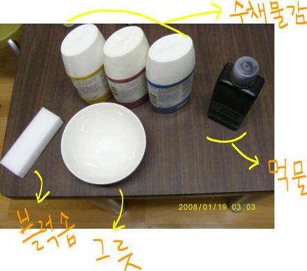 도배 대신 먹물을 이용하면 어떨까